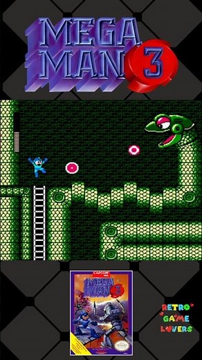 Mega Man 3 — Snake Man Level Gameplay! #capcom