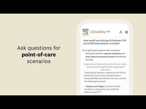Ask ClinicalKey AI unlimited questions