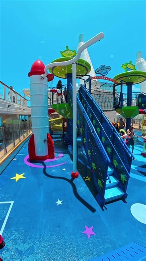 Disney Adventure Pool Deck Tour — Toy Story Place | Disney’s Largest Cruise Ship from Singapore