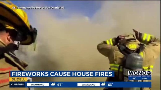 Firework mishap sparks Slidell house fire on New Year's Day