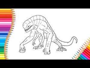How To Draw D-REX - Jurassic World Rebirth