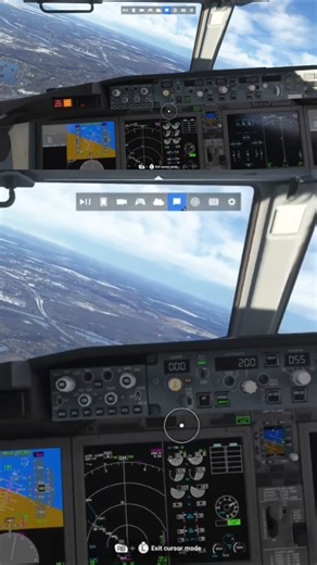 Getting Ready for The ILS Approach! #aviation #airplane #flightsimulator