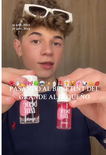 Tutorial de maquillaje: Pasando el Benetint del grande al pequeño