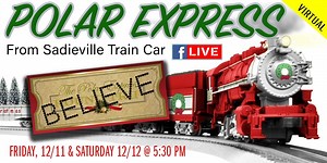 Listen and watch virtually on Facebook to a reading of the Polar Express from the Sadieville Train Car. Join us online to hear this time-honored story once again. | Scott County Public Library | Facebook