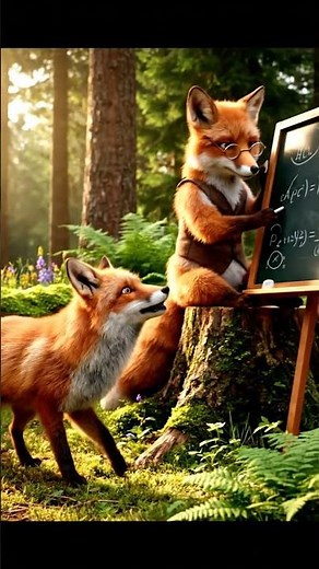 Fox Meets Its Super-Genius Self! | Funny and Smart Animation | Easy Loop
