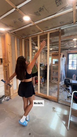 John Dolechek | building a new wall, but what should we turn this room into? #HomeRenovation #DIYHomeProjects #BeforeAndAfterHome #FramingWalls... | Instagram