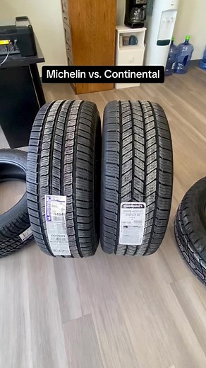 Michelin Defender LTX vs. Continental TerrainContact HT. Which do you prefer? @Continental @Michelin #tires #truck #suv #trucktires #overview #videoseries #versus #tire #michelin #highway #terrain #defender #continental #tireshop