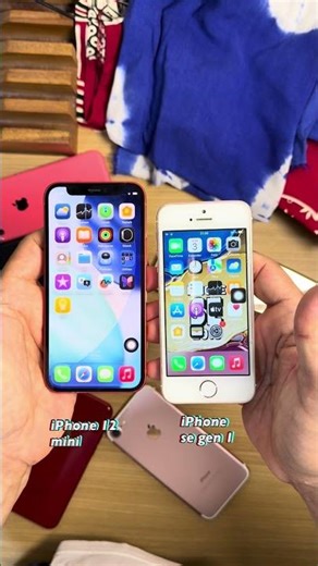 Test fastest restart iPhone 12 mini vs iPhone se 2016 ( gen1 )