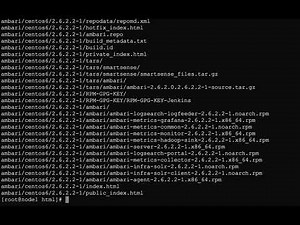Setting up a Local Repository | Ambari Installation