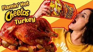 90K views · 15 reactions | @NicoleMcMom put the Chefclub Flaming Hot Cheeto Turkey to the test, and you’ve got to see how this one turns out! (Most importantly, does it actually taste good??) RECIPE HERE: https://trib.al/m59mY7W via Mom Versus | Parents | Facebook