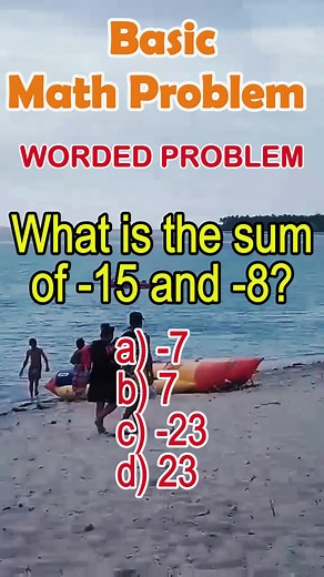 Understanding Negative Numbers in Simple Math Problems