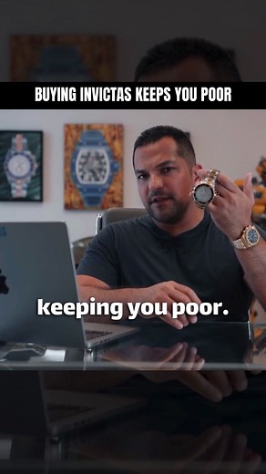 You should never buy an #invicta watch. Click the link in my bio to learn how to invest in real luxury watches that you can actually get paid to own.