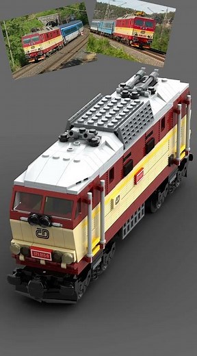 LEGO Czech Locomotive 371 | Custom Train MOC