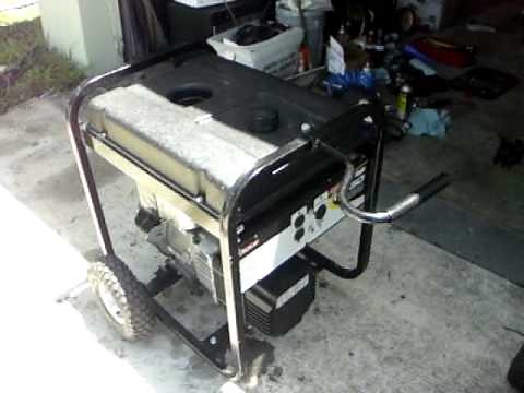 Coleman Powermate Generator with Tecumseh 10 HP engine- Backfires a little