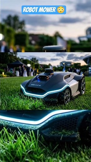 Robot Lawn Mower 🤖 The Future of Yard Work!#shorts #zone #robot #work #lawn