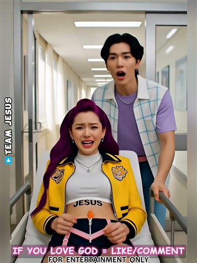 Worm Attacked Rumi But Jinu And Jesus Saved Her! 😱 #kpop #funny #shorts