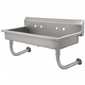Advance Tabco FS-WM-40-ADA 14-Gauge Multi-Station Hand Sink with 5" Deep Bowl - 40" x 19 1/2"