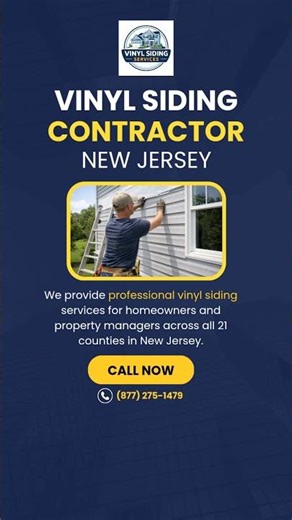 Vinyl Siding Contractor NJ ☎️ (877) 275-1479