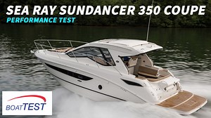19K views · 378 reactions | The Sea Ray Sundancer 350 Coupe is the largest boat in Sea Ray’s Sport Cruiser line. It successfully makes the leap from open runabout to a smaller coastal cruiser with entertainment amenities and can overnight a family of four to six people. Let us know if you enjoyed our test video in the comments section below! And for more information on the Sundancer 350 Coupe, go to https://boattest.com/review/sea-ray/3849_sundancer-350-coupe | BoatTEST.com | Facebook