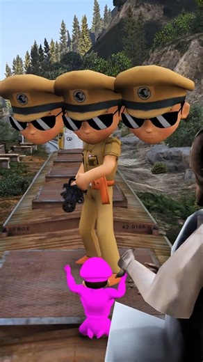 GTA V : PURPLE LITTLE SINGHAM SAVING BLUE HULK BABY #shorts #cartoon