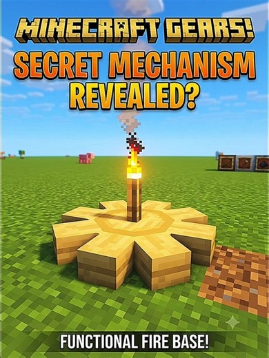 Realistic Tiki Torch in Minecraft! 🔥🌴 #shorts!