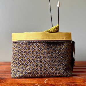 Knitting Project Bag, Crochet Project Bag, Yarn Project Bag, Gifts for Knitters, Sock Project Bag, Project Bag for Knitting - Etsy