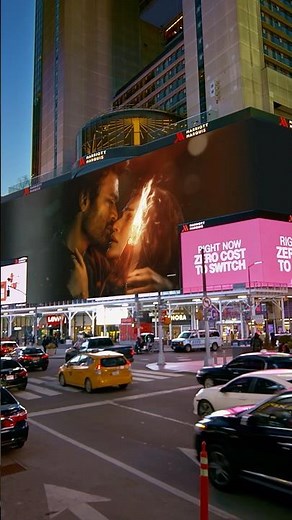 Tere Ishk Mein❤️‍🔥at New York’s Times Square | Dhanush, Kriti | AR Rahman | Aanand L Rai | Bhushan K