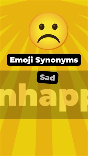 Emoji Vocabulary: ☹️ Frowning Face Synonyms