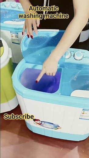 part 168.Compact Washing Machines Galore!Woman Shows Off Mini Washers Colors & Features On Display