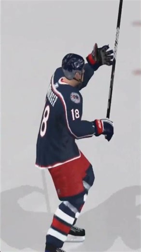 R.J. Umberger Goal for Columbus Blue Jackets against Los Angeles Kings in NHL 10! 🎮 #Shorts | AI