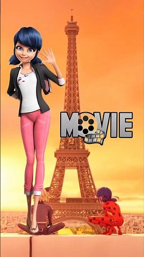 Miraculous ✨ in movie 😍#miraculous #ladybug #marinette #youtubeshorts #shorts