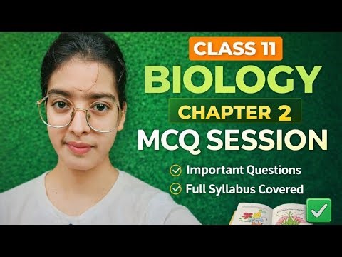 Class 11 Biology Chapter 2 | Biological Classification MCQs 🔥 | Full Revision + Important