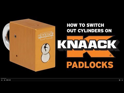 KNAACK® Padlock Cylinder Replacement