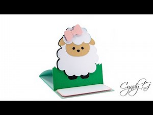 Lamb Easel Card SVG Assembly Tutorial