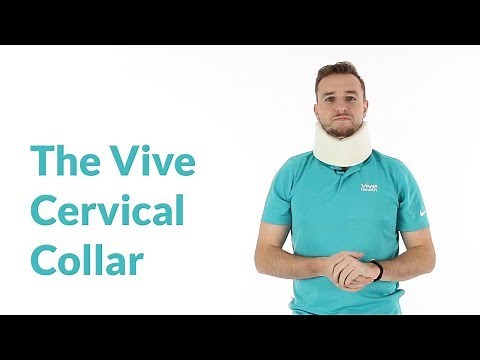 Cervical Collar By Vive - Soft Foam Neck Support