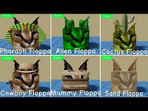 [36-57] Find The Floppa Morphs DESERT UPDATE! Roblox || Найти скины Шлёпы, пустыня обновление!
