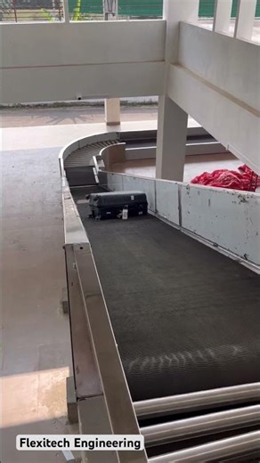 Floor conveyor #conveyor #machine #flexiblebendconveyors #assemblyline