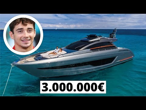 I visited Charles Leclerc's yacht!