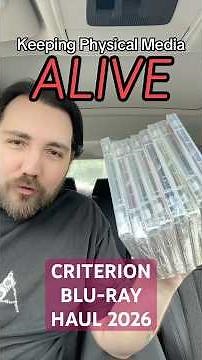 CRITERION COLLECTION BLU-RAY HAUL 2026 | Keeping Physical Media ALIVE