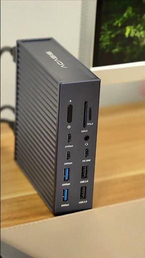 ACASIS 21-Port 40Gbps Thunderbolt 4 Docking Station | Ultimate USB-C Hub for Multi Monitor Setup