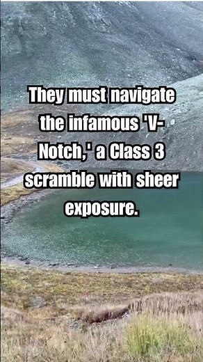 SCARY 'V-NOTCH' on Mount Sneffels! (Class 3 Climbing Danger)