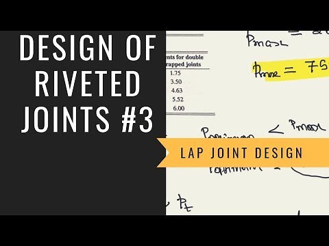 Design of Riveted Joints Lecture-3: Design of Double Riveted ZigZag Lap Joint