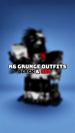 R6 Grunge Outfits: Black & Red Style Guide