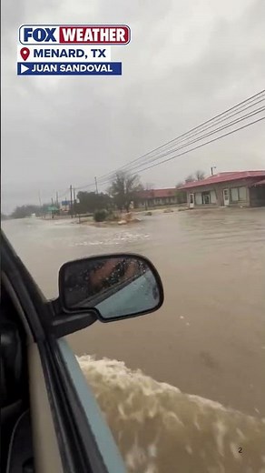 Flash Flood Warning Continues For Menard, TX
