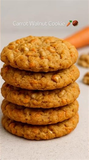 Decorating Carrot Walnut Cookies with Lotus Cream | Easy & Aesthetic Idea🥕🌰🍪