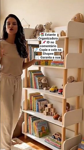 Estante Organizador Livreiro Prateleira Para Sala Quarto Escritório