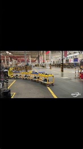 Tractor AGV for Commercial Vehicle with Towing System, Custom made agv, by Myten Tech