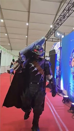 Cosplay in pcc 2026 #cosplay #comiccon #berserk #skullknight #guts #newvideo #comicconpune #newshort