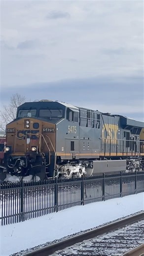 CSX ES44DC #5475 Leads I169 Through Utica With A YN2 Trailing Second!