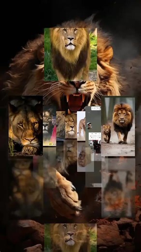 Majestic Lions: Captivating Close-up Shots